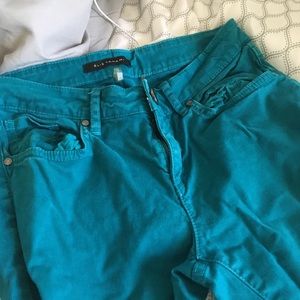 Elie Tahari Teal Jeans